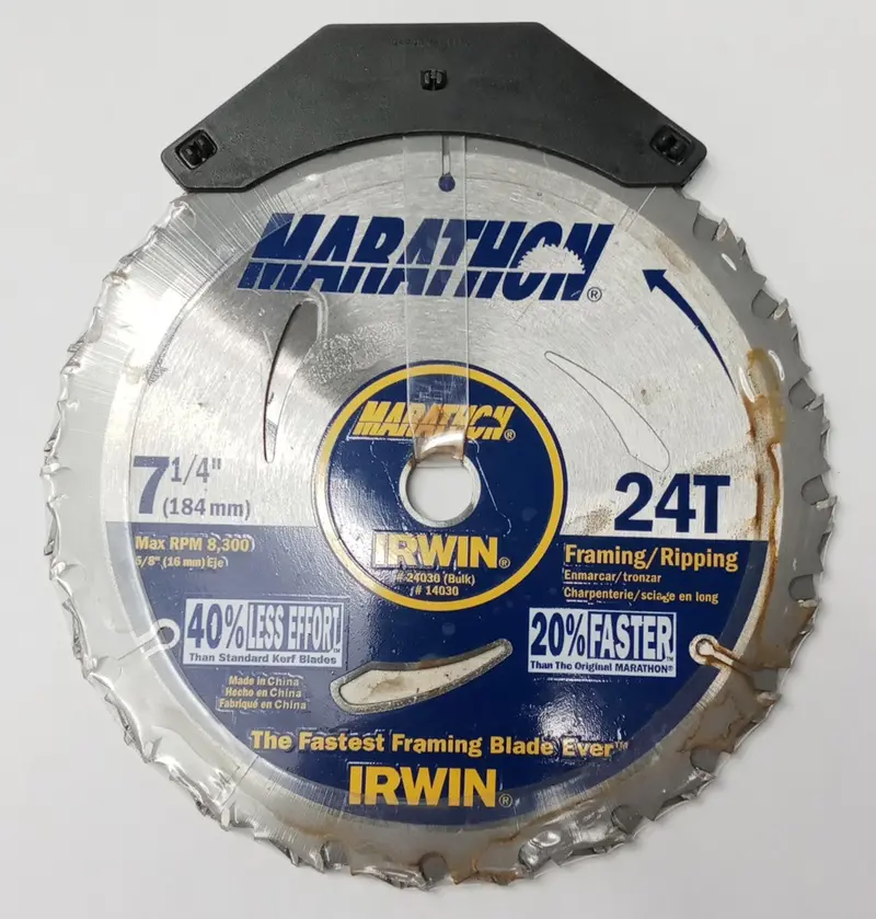 IRWIN Carbide Framing Saw Blade – 7-1/4″ x 24T, 3-Pack for Ripping and Rough Carpentry
