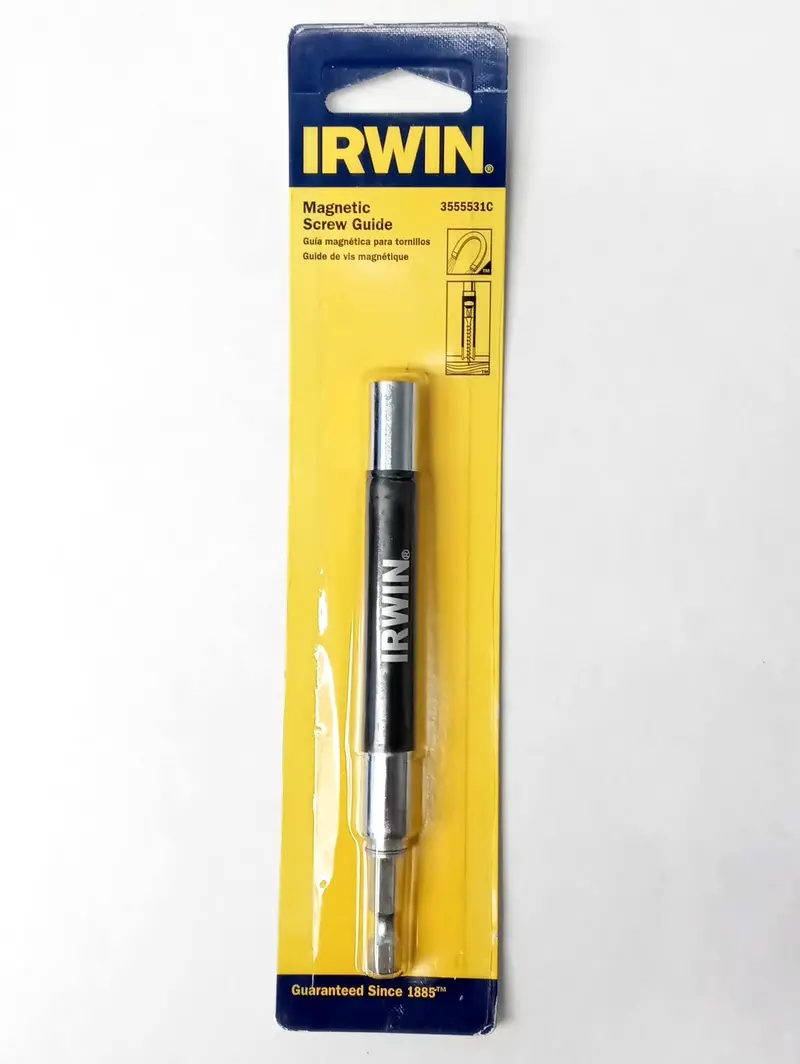 IRWIN Magnetic Screw Bit Tip Drive Guide — 5″ Length for Precision Alignment