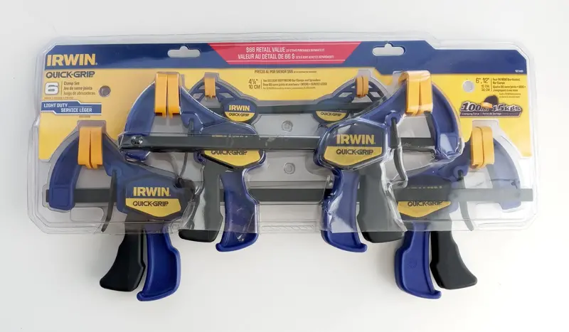 IRWIN Mini and Micro Clamp Set – 6-Piece Precision Tool Kit (Model 1851480)