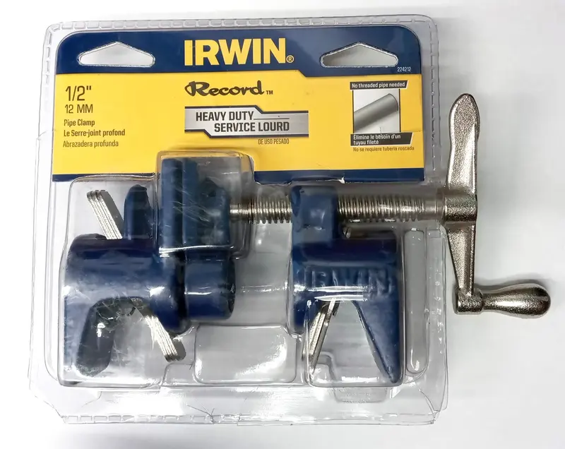 IRWIN QUICK-GRIP 1/2″ Pipe Clamp – Adjustable Heavy-Duty Design
