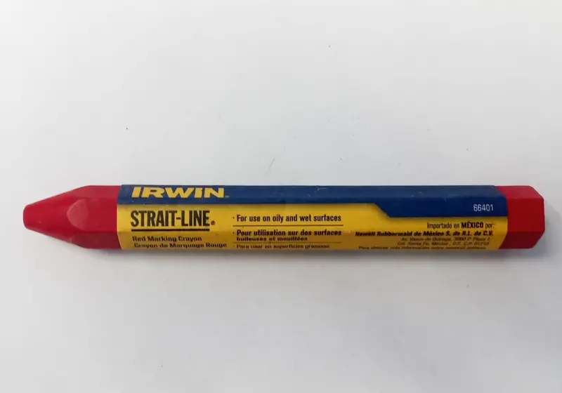 Irwin Strait-Line 66401 Red Construction Marking Crayon