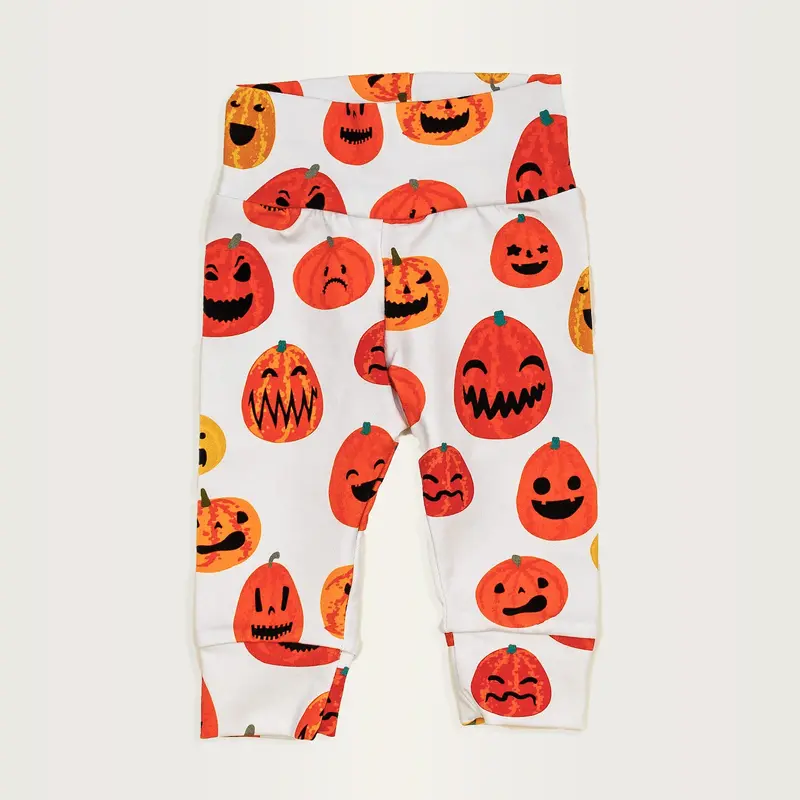 Jack-O’-Lantern Print Halloween Leggings