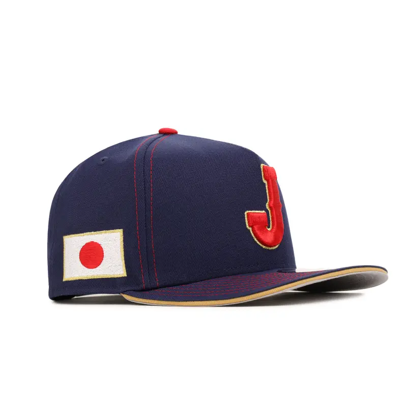 Japan WBC 2026 Snapback – A-Frame Style with Flag-Inspired Embroidery