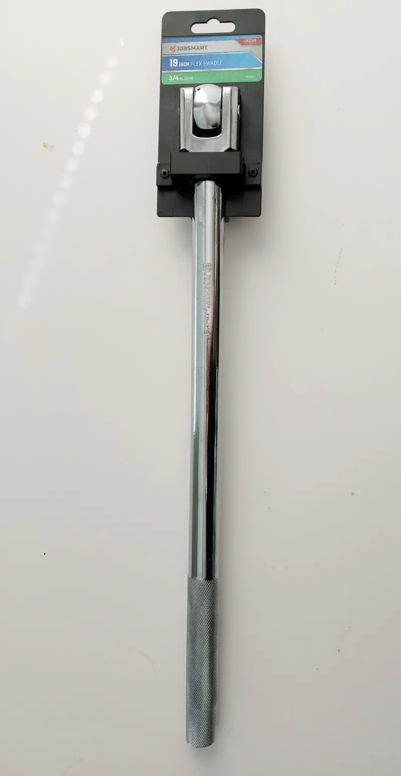 JobSmart 19-Inch Flex-Handle Breaker Bar with 3/4-Inch Drive (Model JS10214)