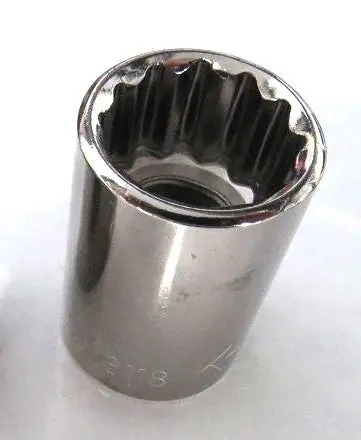 KD Tools 18mm 12-Point Socket – 1/2″ Drive, Standard Profile (USA-Made)