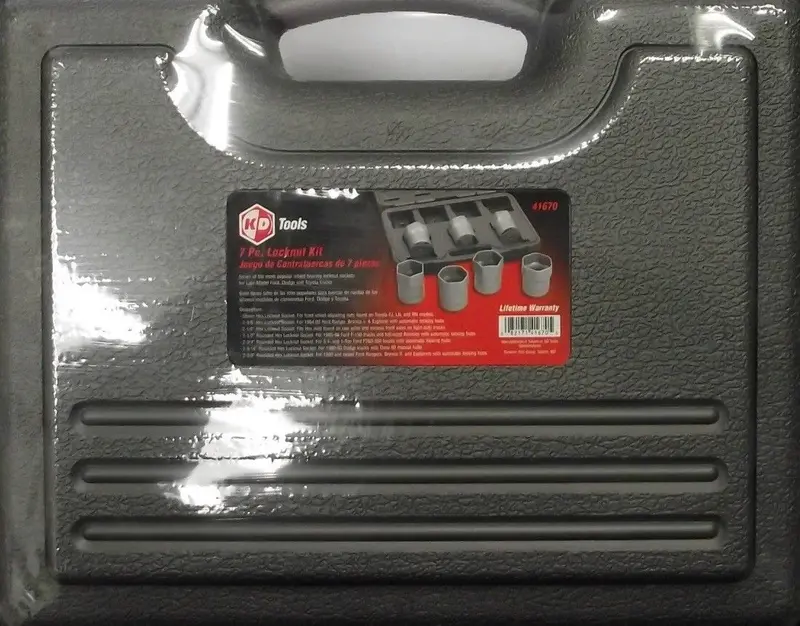 KD Tools 41670 Wheel Bearing Locknut Service Kit — 7-Piece Set