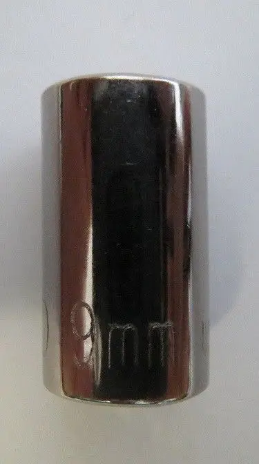 KD Tools 516109 1/4″ Drive 9mm 6-Point Chrome Socket – Made in USA