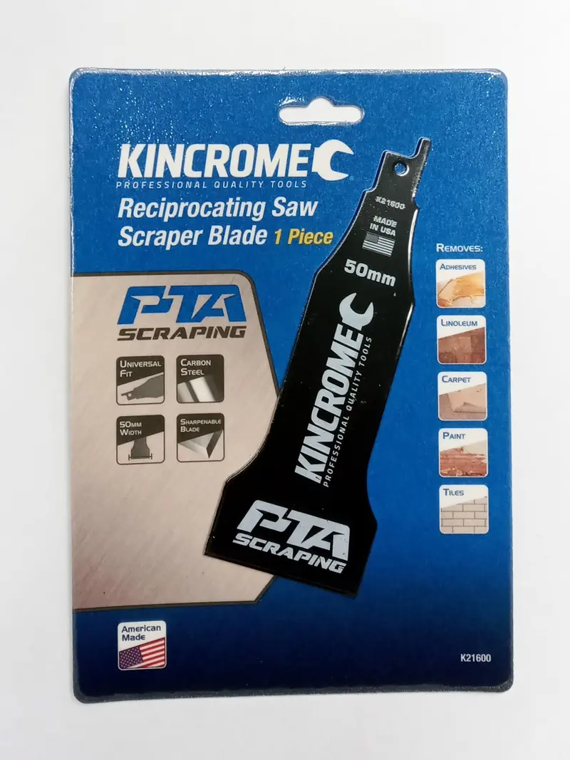Kincrome 2-Inch Reciprocating Saw Scraper Blade – USA-Made Metal Removal Tool