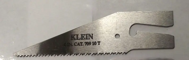 Klein Magic-Slot Cut-In Blade – 4″ Electrician’s Slotting Tool