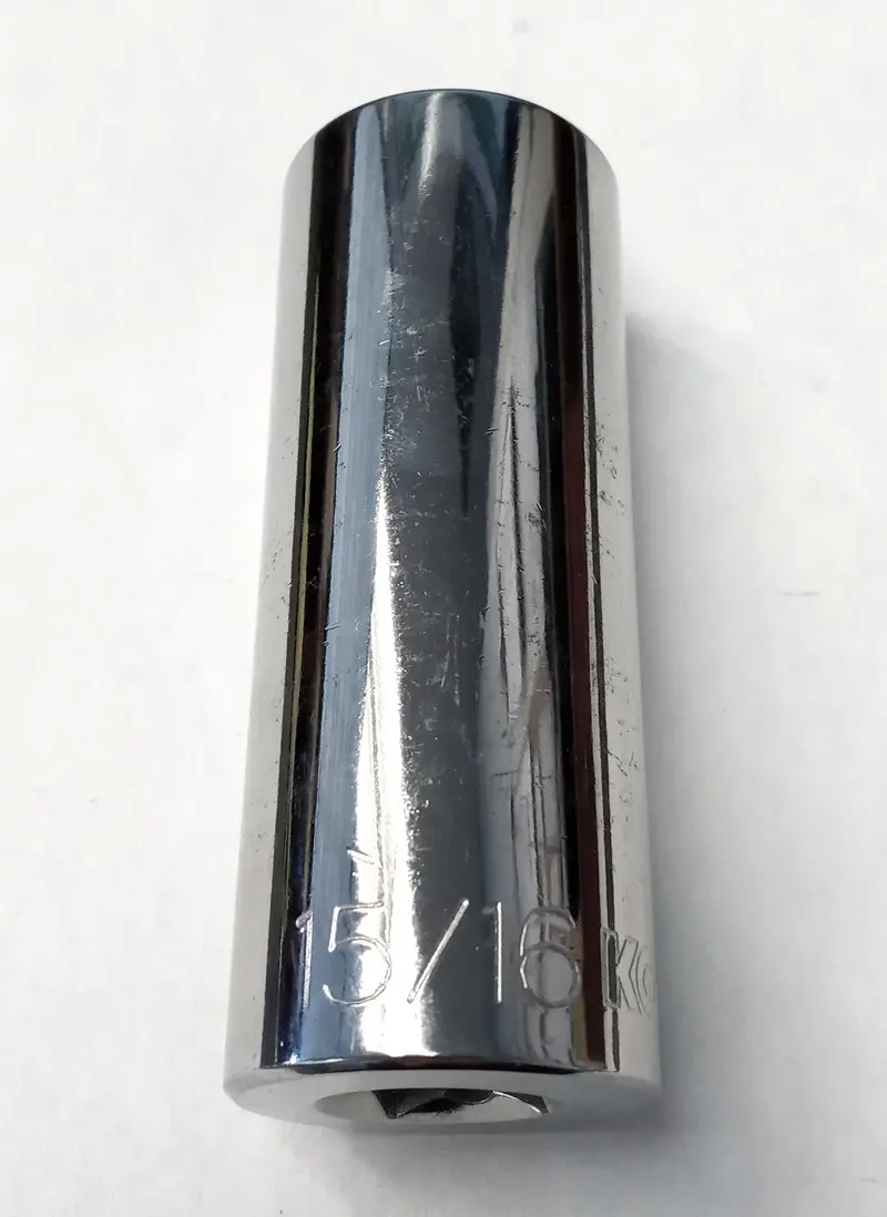 Kobalt 15/16″ Deep 12-Point Socket – 1/2″ Drive, Chrome-Finished