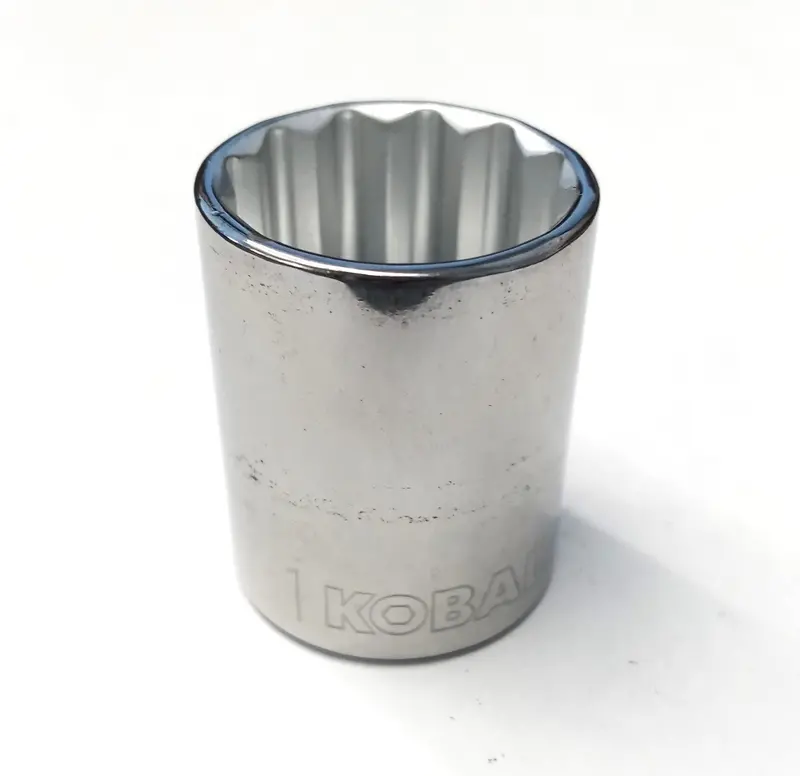 Kobalt 22572 1-Inch 12-Point Socket – 1/2-Inch Drive, USA-Made
