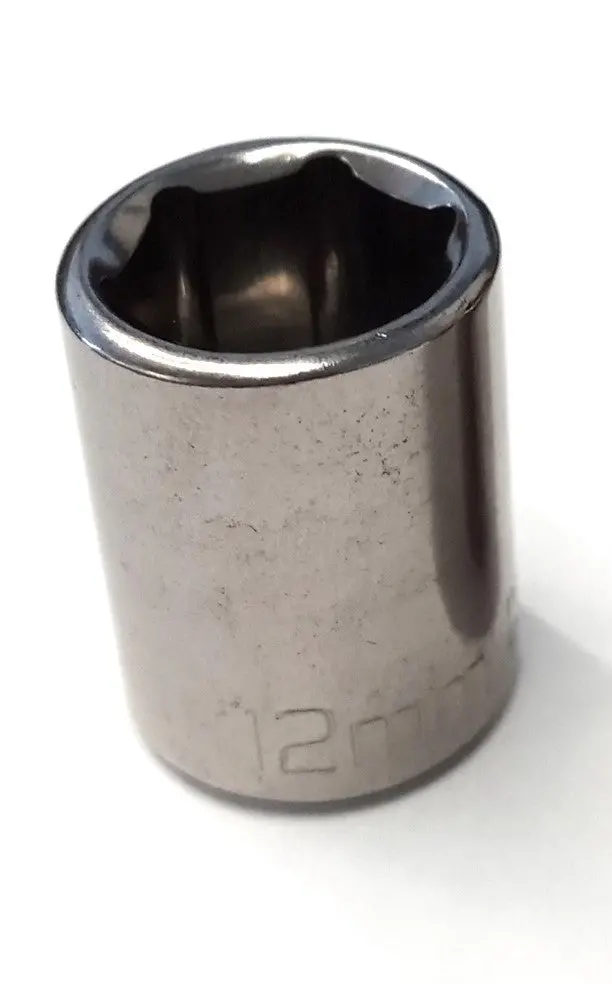 Kobalt 22712 12mm 6-Point Socket – 1/4-Inch Drive, USA-Made