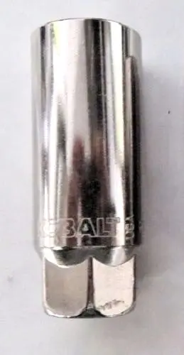 Kobalt 3/4″ Spark Plug Socket – 3/8″ Drive, Durable Chrome Finish, Made in USA
