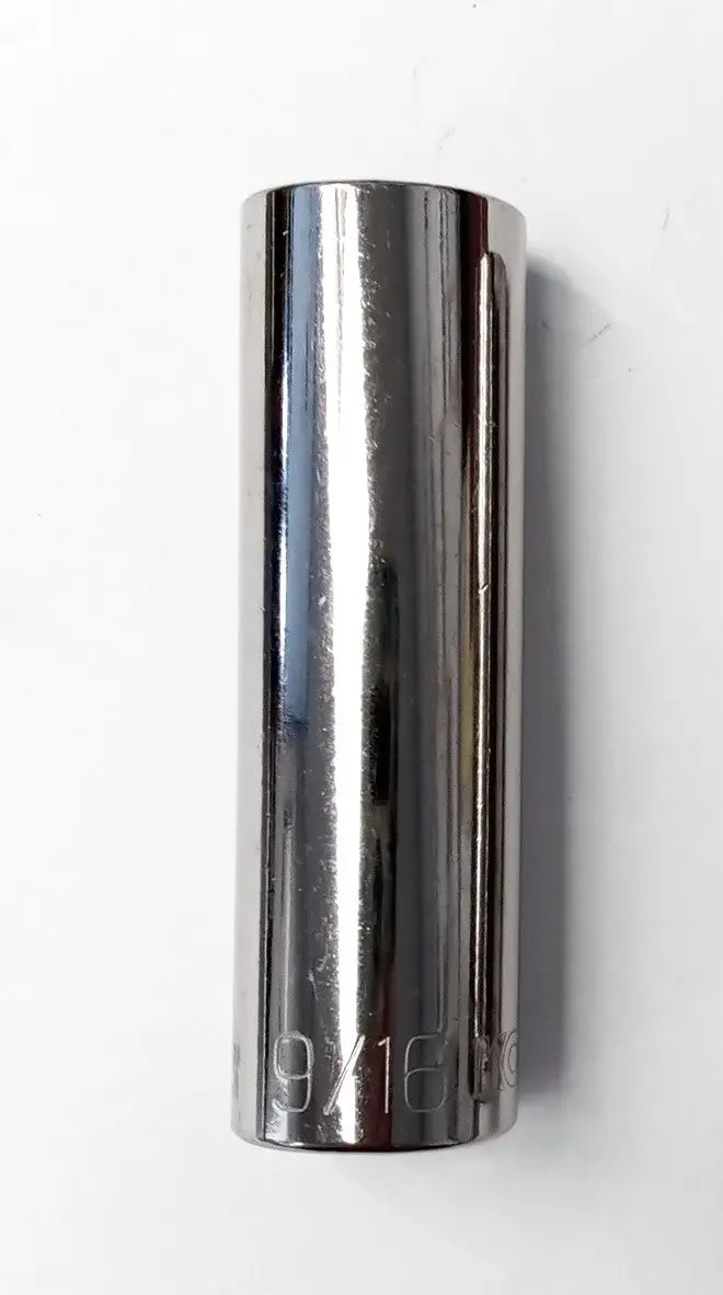 Kobalt 9/16-Inch 12-Point Deep Socket – 3/8-Inch Drive, USA-Made
