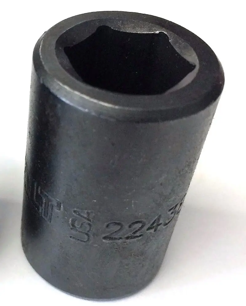 Kobalt Impact Socket – 9/16″ SAE, 1/2″ Drive, Forged Steel, USA-Made