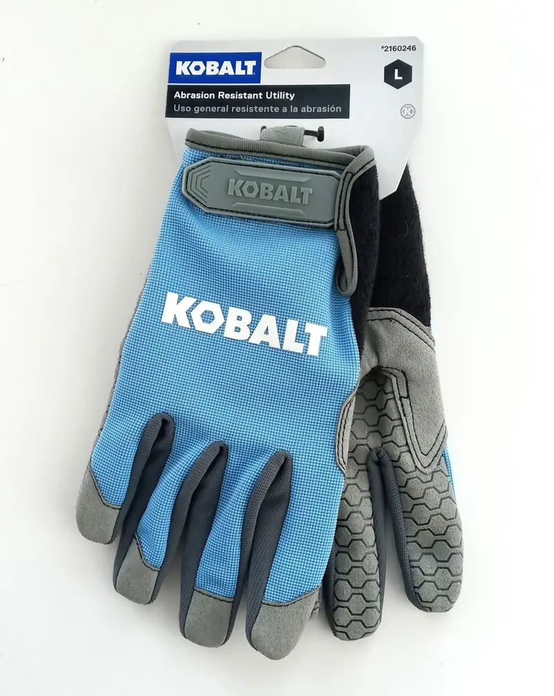 Kobalt Women’s Large Abrasion-Resistant Utility Work Gloves