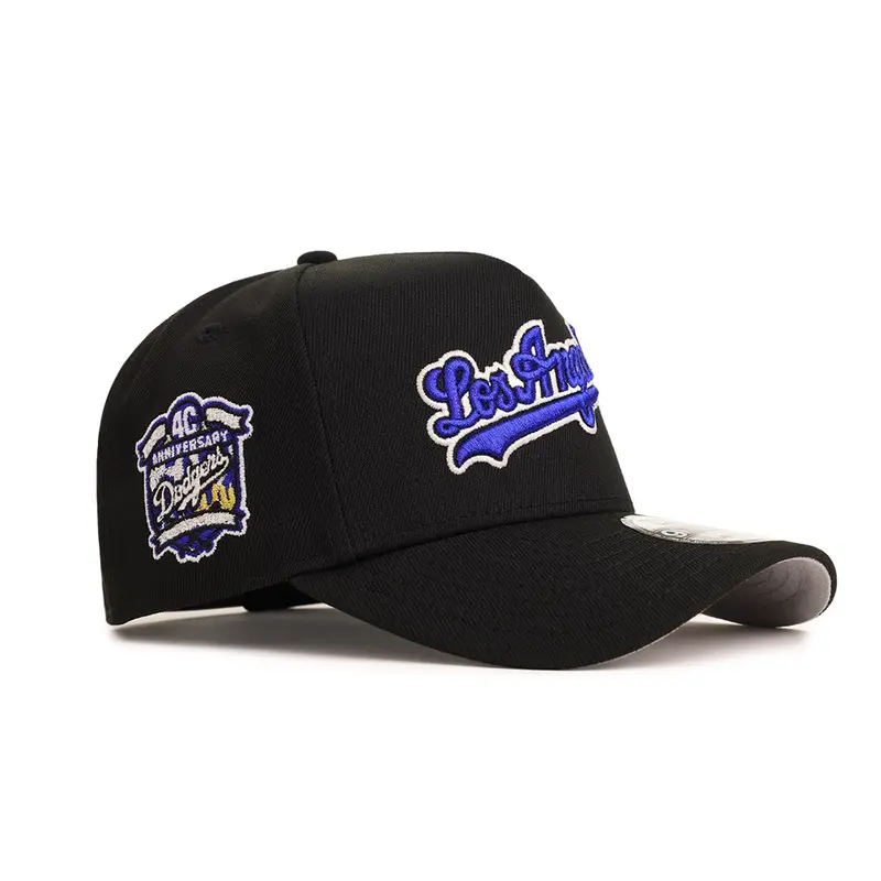 LA Dodgers 40th Anniversary Wordmark Black Special Edition 9Forty A-Frame Snapback