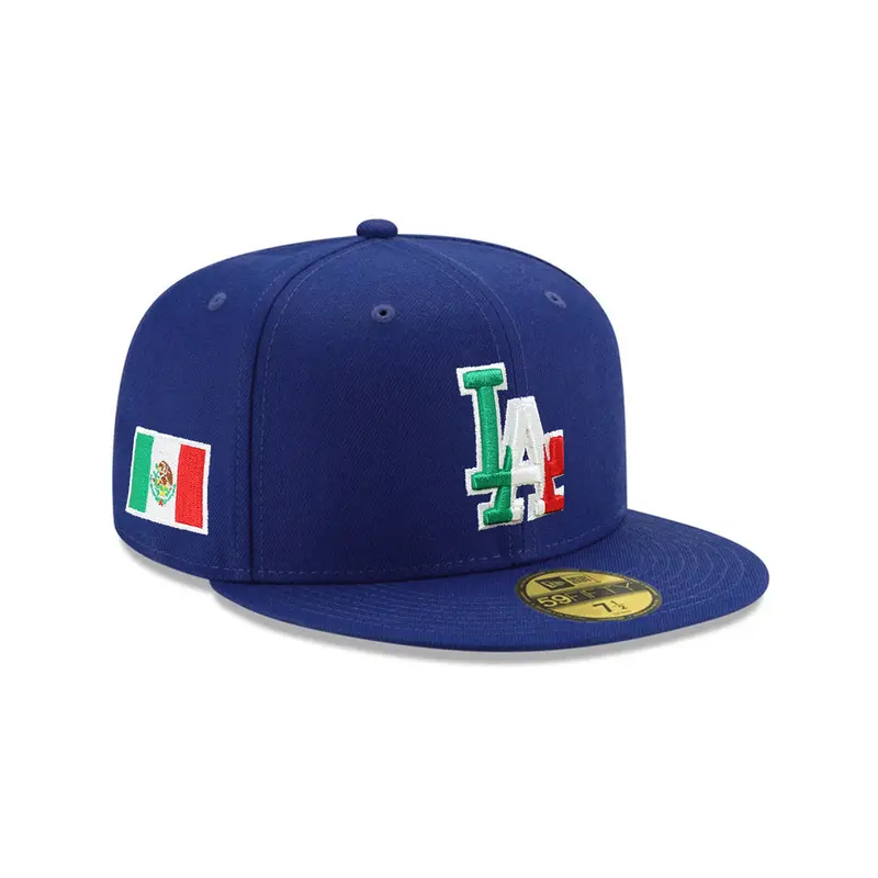 LA Dodgers Royal Blue Mexico Flag SP 59Fifty Fitted Cap