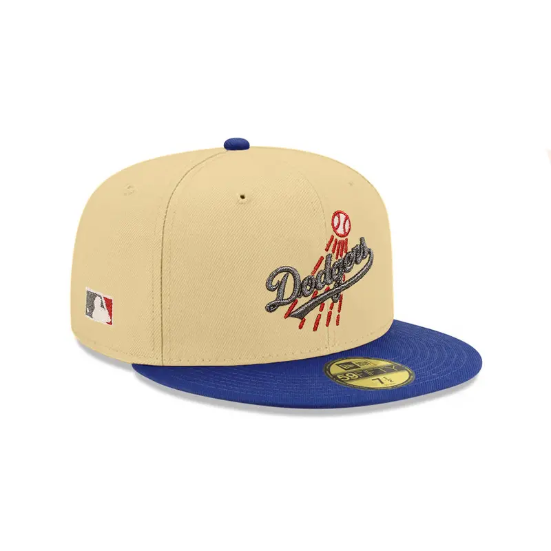 LA Dodgers Vegas Gold & Royal Batterman 59Fifty Fitted Cap