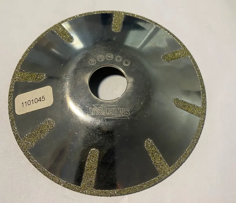Lackmond 1101045 5-Inch Marble Contour Diamond Saw Blade