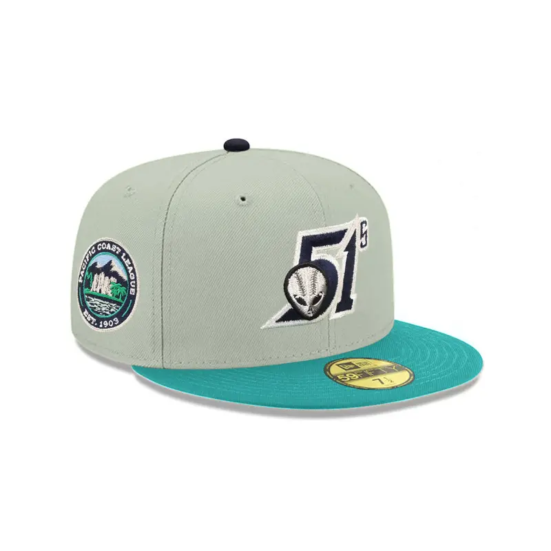 Las Vegas Aviators (Formerly 51s) Everest Green Two-Tone Pacific Coast League SP MiLB 59Fifty Fitted Cap