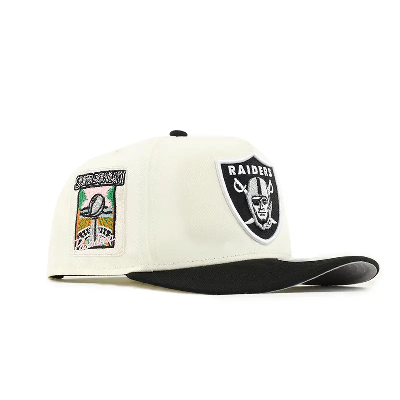 Las Vegas Raiders Chrome & Black 9Fifty A-Frame Snapback – Super Bowl XI Commemorative
