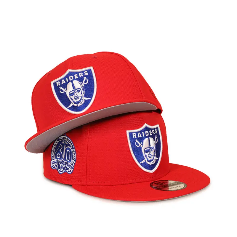 Las Vegas Raiders Red-and-Blue 60th Anniversary SP 9Fifty Snapback