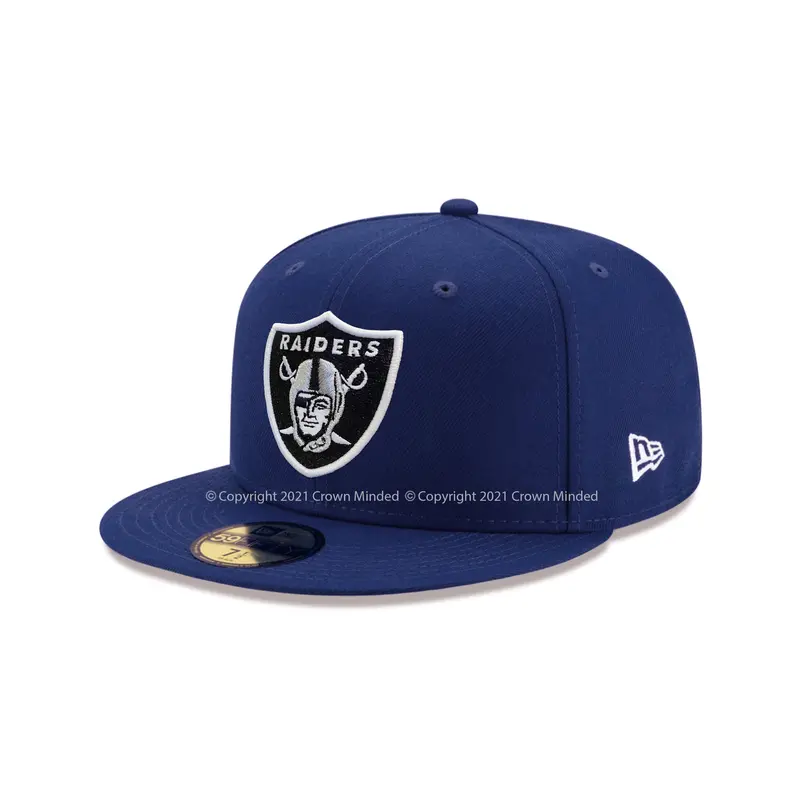 Las Vegas Raiders Royal 59Fifty Fitted Hat – Official Team Color