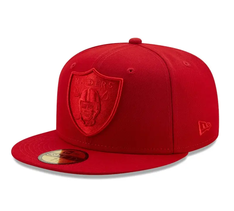 Las Vegas Raiders Scarlet Red Color Pack 59Fifty Fitted Cap