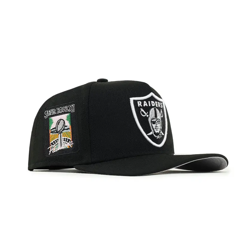 Las Vegas Raiders Super Bowl XI Commemorative Black 9Fifty A-Frame Snapback