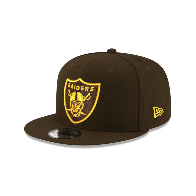 Las Vegas Raiders Walnut Brown with Gold Accents 9Fifty Snapback