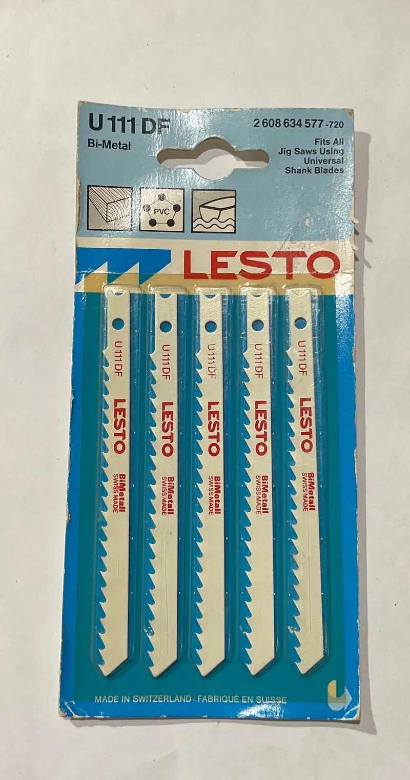 Lesto Bi-Metal U-Shank Jigsaw Blades – 2-3/8-Inch, 5-Pack (U111DF)