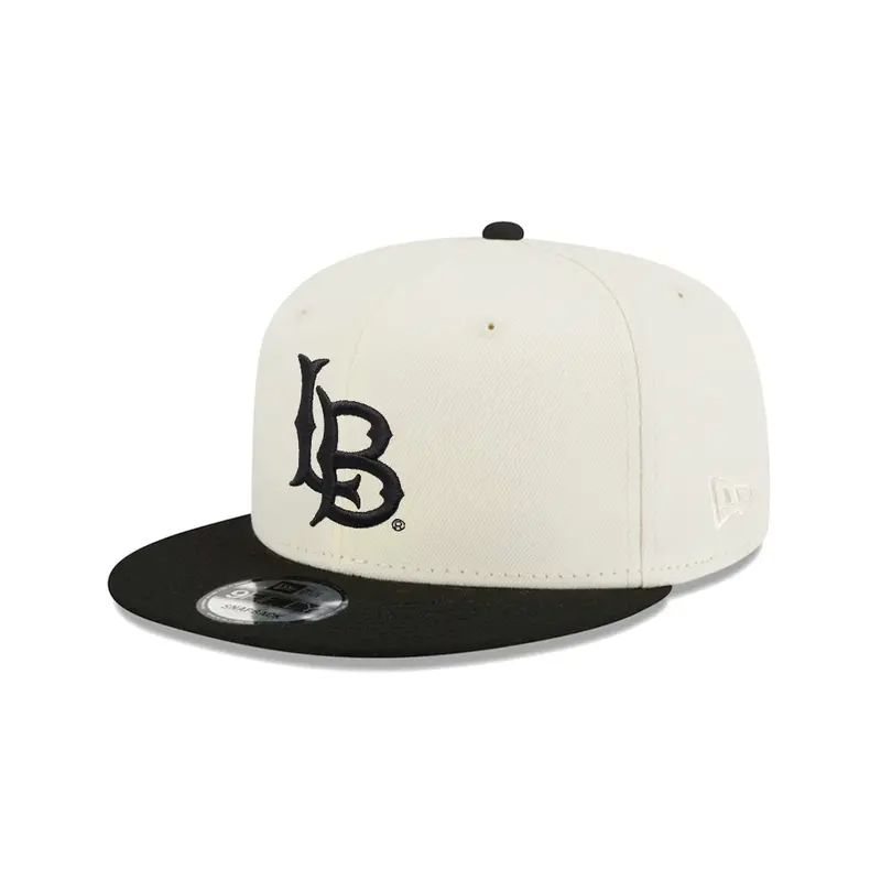 Long Beach State Chrome & Black Two-Tone Snapback Cap