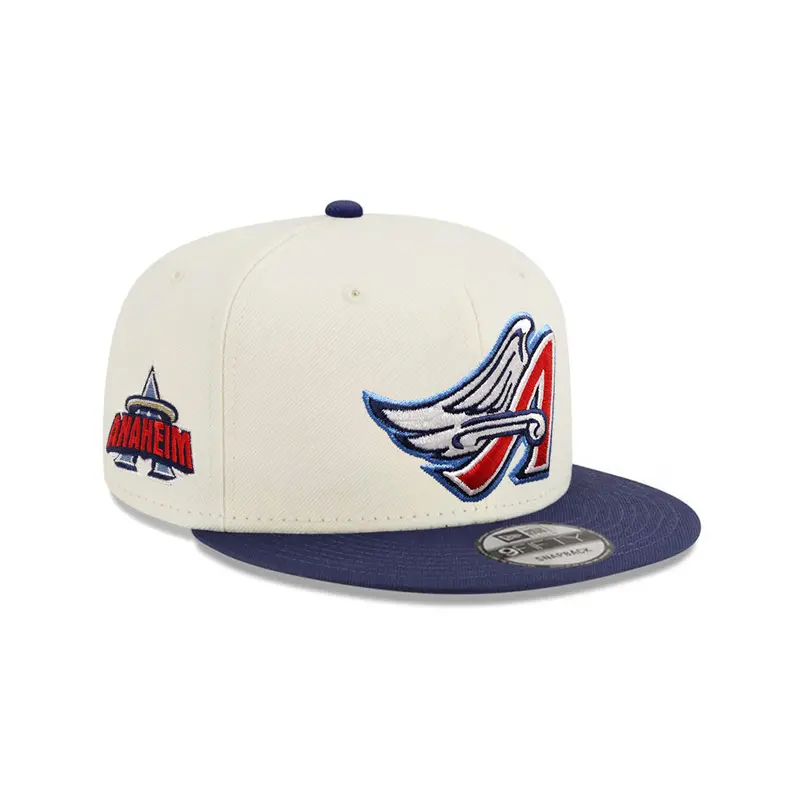Los Angeles Angels Chrome Navy Alternate Logo 9Fifty Snapback