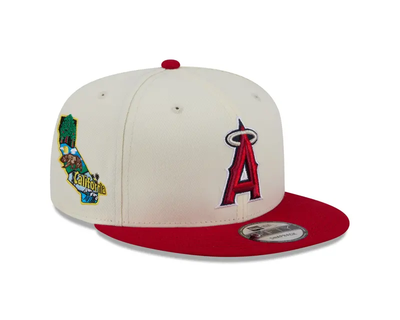 Los Angeles Angels Red Chrome State-Specific 9Fifty Snapback