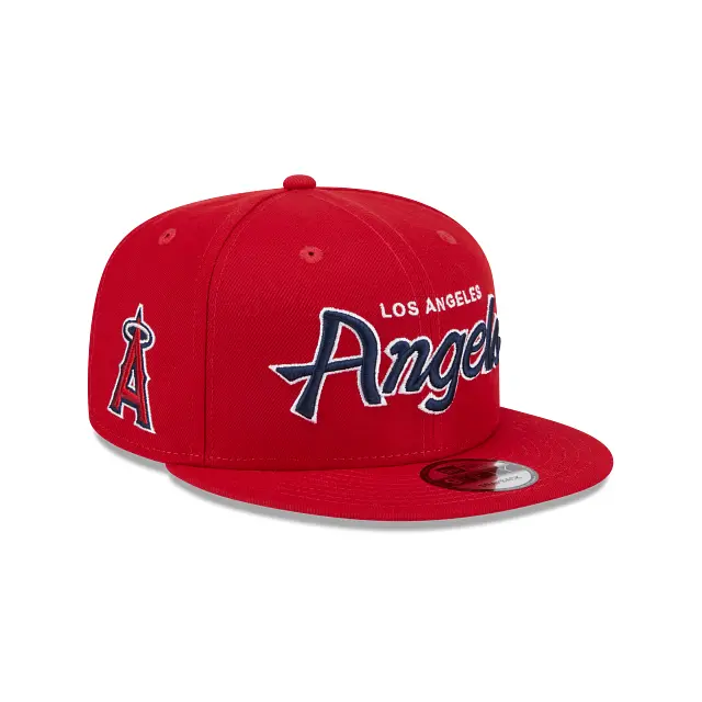 Los Angeles Angels Signature Script Logo 9Fifty Snapback – Team Colors