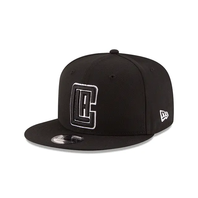 Los Angeles Clippers NBA Black-and-White 9Fifty Snapback