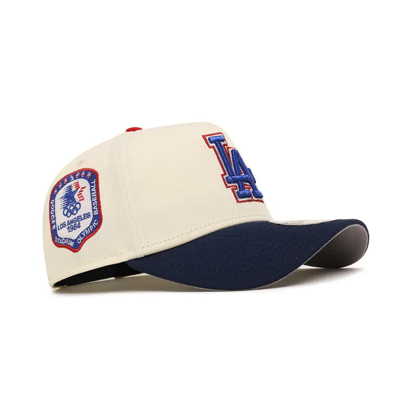 Los Angeles Dodgers 1984 Olympic Chrome-Blue Two-Tone 9Forty A-Frame Snapback