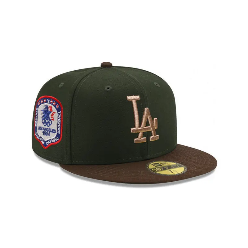 Los Angeles Dodgers 1984 Olympic Green-Brown Two-Tone 59Fifty Fitted Cap