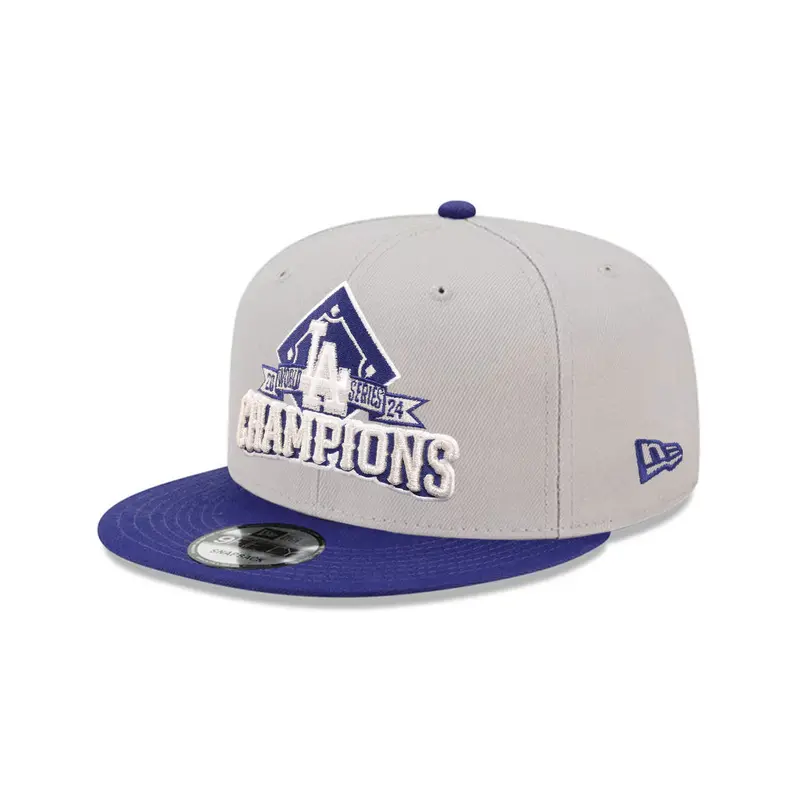 Los Angeles Dodgers 2024 World Series Champions Gray & Royal 2-Tone 9Fifty Snapback