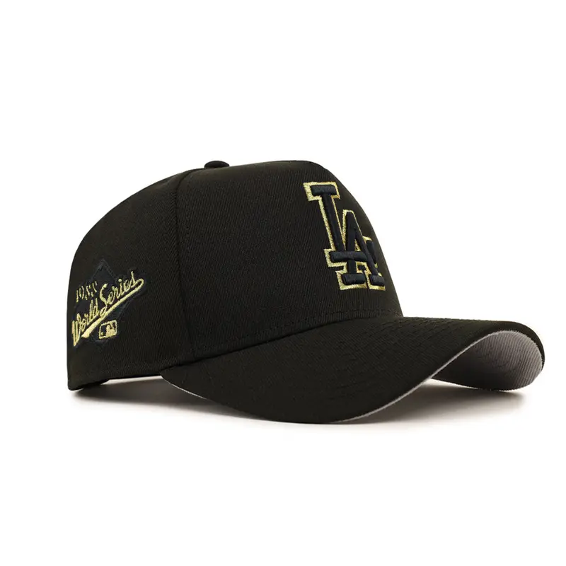 Los Angeles Dodgers Black-and-Gold 1988 World Series Commemorative 9Forty A-Frame Snapback