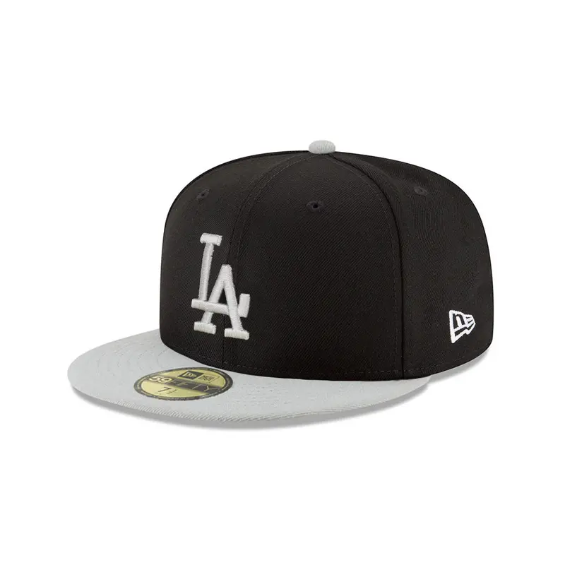 Los Angeles Dodgers Black-and-Gray 2-Tone 59Fifty Fitted Cap