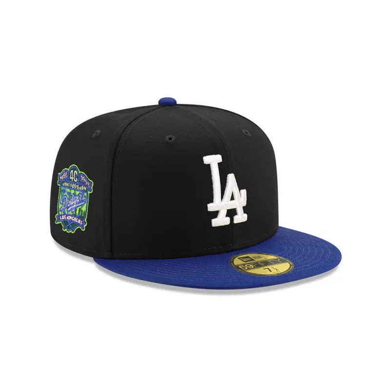 Los Angeles Dodgers Black & Blue Two-Tone 40th Anniversary Special Edition 59Fifty Fitted Cap