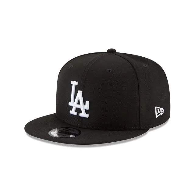 Los Angeles Dodgers Black & White Snapback – Green Undervisor 9Fifty Style