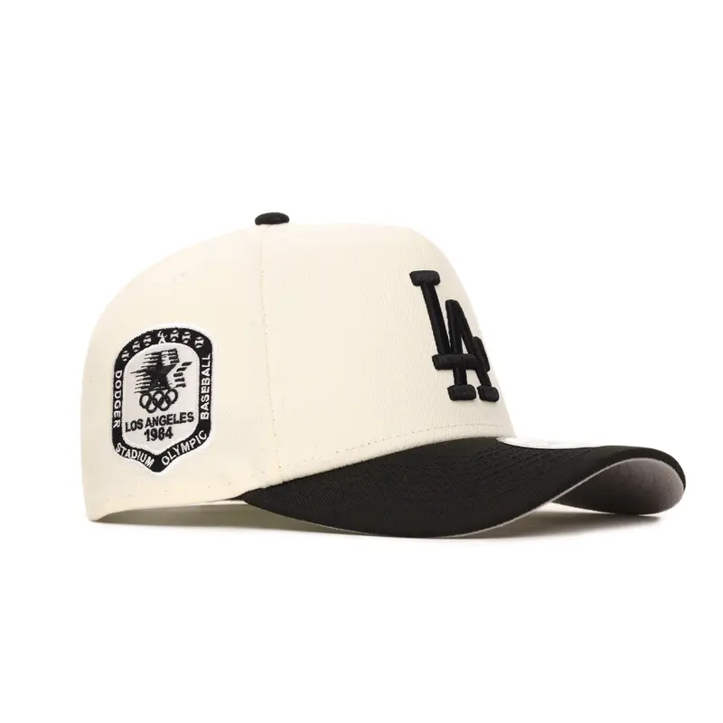 Los Angeles Dodgers Chrome & Black Two-Tone 1984 Olympic Edition 9Forty A-Frame Snapback
