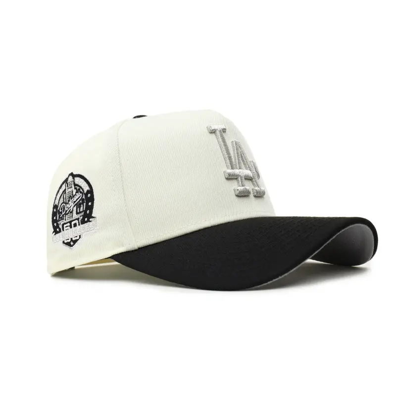 Los Angeles Dodgers Chrome & Black Two-Tone Cap – 60th Anniversary 9Forty A-Frame
