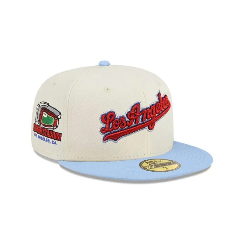 Los Angeles Dodgers Chrome Blue Two-Tone Dodger Stadium Special Edition 59Fifty Fitted Hat