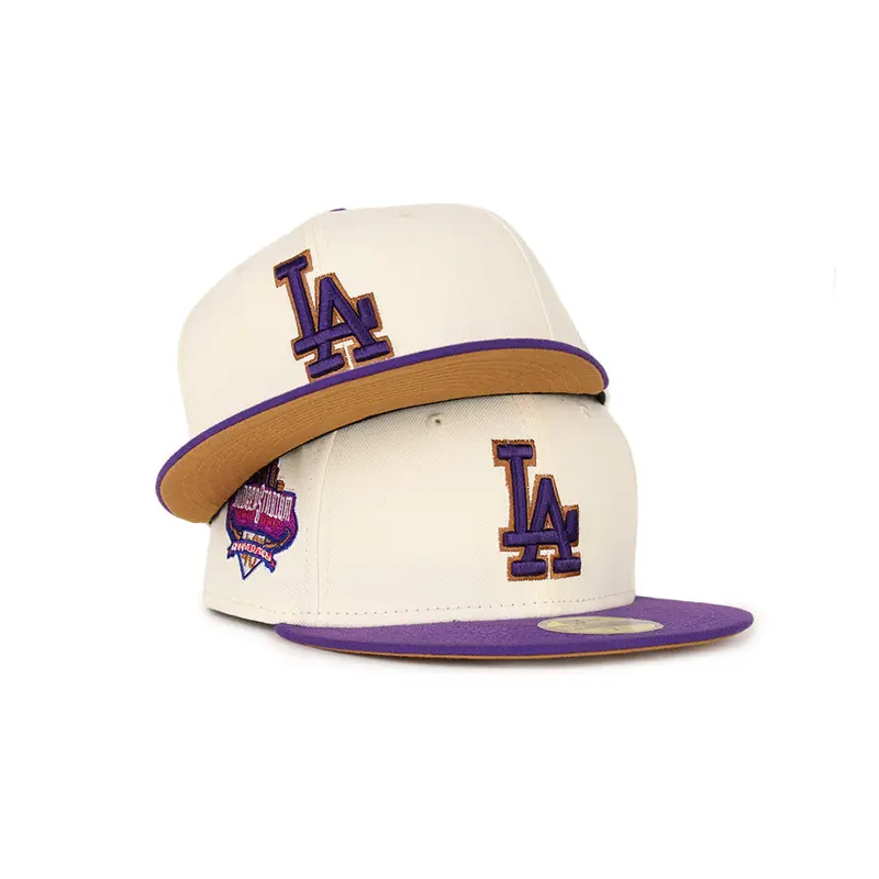 Los Angeles Dodgers Chrome Purple 40th Anniversary Stadium 59Fifty Fitted Cap
