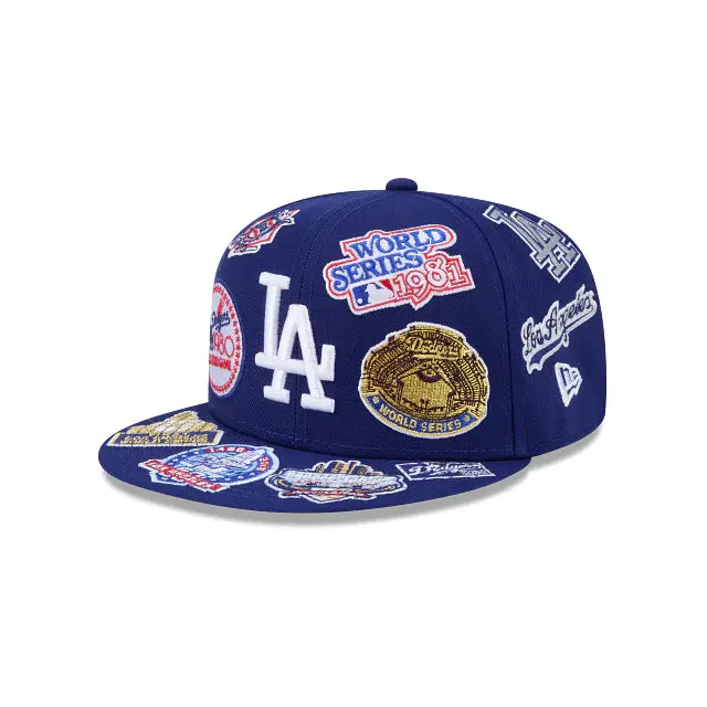 Los Angeles Dodgers Full-Color All-Over 59Fifty Fitted Cap