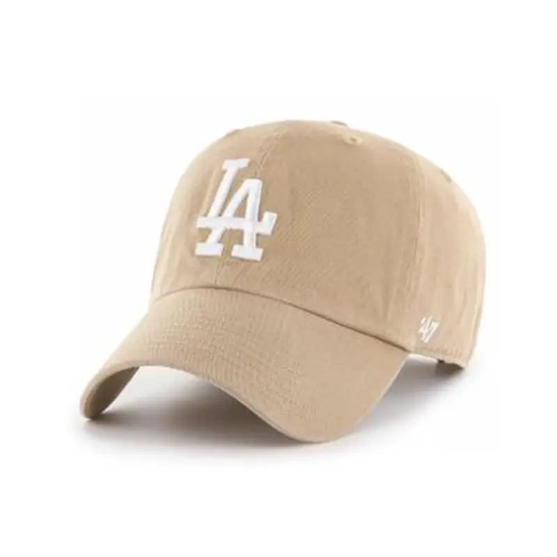 Los Angeles Dodgers Khaki-on-White Clean Up Hat by ’47 Brand